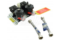 Willoughby PML2105XXS PML2 Dual Temp Pneumatic 0.5GPM Valve Assembly (No Pushbuttons or Tubing)