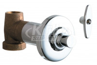 Chicago 1771-CABCP Concealed Straight Valve with Loose Key