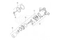 Chicago Pressure Balancing Tub & Shower Valve W/ Trim Parts Breakdown