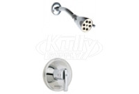 Chicago 1902-TK600CP Shower Valve Trim Kit w/ 600-A Showerhead