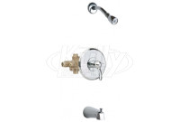 Chicago 1905-CP Thermostatic Tub and Shower Valve