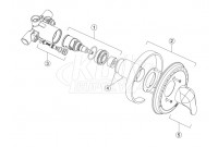 Chicago Pressure Balancing Tub & Shower Valve W/ Trim Parts Breakdown