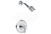 Chicago 1907-TK600CP Shower Valve Trim Kit w/ 600-A Showerhead