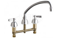 Chicago 201-AE29ABCP Concealed Hot and Cold Water Sink Faucet