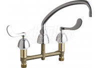 Chicago 201-AE35-317ABCP Concealed Hot and Cold Water Sink Faucet