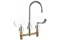 Chicago 201-AGN2AE29-317AB Concealed Hot and Cold Water Sink Faucet