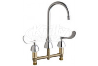 Chicago 201-AGN2AE3-317AB Concealed Hot and Cold Water Sink Faucet