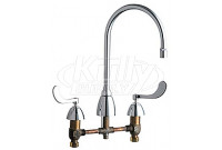 Chicago 201-AGN8AE29-317AB E-Cast Concealed Kitchen Sink Faucet