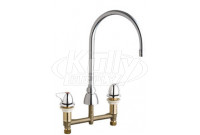 Chicago 201-AGN8AE3-1000AB Concealed Hot and Cold Water Sink Faucet