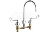 Chicago 201-AGN8AE35-319AB Concealed Hot and Cold Water Sink Faucet