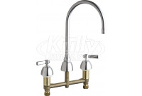 Chicago 201-AGN8AE35ABCP Concealed Hot and Cold Water Sink Faucet