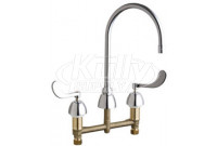 Chicago 201-AGN8AE36-317AB Concealed Hot and Cold Water Sink Faucet