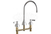Chicago 201-AGN8AE3VPCABCP Concealed Hot and Cold Water Sink Faucet