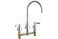 Chicago 201-AGN8FCABCP Concealed Hot and Cold Water Sink Faucet