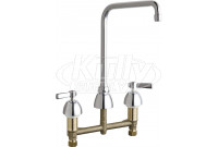 Chicago 201-AHA8ABCP Concealed Hot and Cold Water Sink Faucet