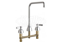 Chicago 201-AHA8XKABCP Concealed Hot and Cold Water Sink Faucet