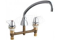 Chicago 201-L9E35V1000AB Concealed Hot and Cold Water Sink Faucet