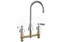 Chicago 201-RSGN2AE35VXKAB Concealed Hot and Cold Water Sink Faucet