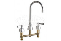 Chicago 201-RSGN2AE3VPABCP Concealed Hot and Cold Water Sink Faucet