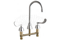 Chicago 201-VAGN2AE3-317AB Concealed Hot and Cold Water Sink Faucet