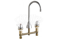 Chicago 201-VGN2AE3-1000AB Concealed Hot and Cold Water Sink Faucet
