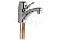 Chicago 2200-E2805ABCP Single Lever Hot and Cold Water Mixing Sink Faucet