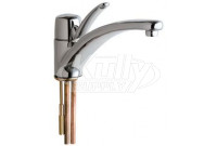 Chicago 2300-E2805ABCP Single Lever Hot and Cold Water Mixing Sink Faucet