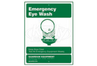 Guardian 250-007G Eyewash Sign
