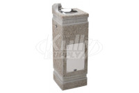 Haws 3121FR Stone Aggregate Freeze-Resistant Outdoor Drinking Fountain