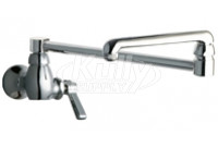 Chicago 332-DJ18E1ABCP Single Supply Sink Faucet