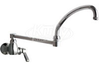 Chicago 332-DJ21ABCP Single Supply Sink Faucet