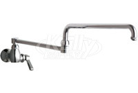 Chicago 332-DJ26ABCP Single Supply Sink Faucet