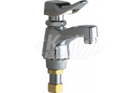 Chicago 333-336COLDABCP Single Supply Metering Sink Faucet