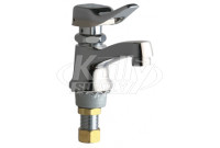 Chicago 333-336HOTABCP Single Supply Metering Sink Faucet