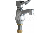 Chicago 333-336PSHABCP Single Supply Metering Sink Faucet