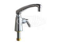 Chicago 349-L8ABCP Single Supply Sink Faucet
