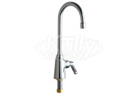 Chicago 350-E35ABCP Single Supply Sink Faucet