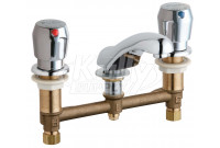Chicago 404-665ABCP E-Cast Concealed Lavatory Metering Faucet