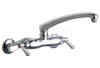 Chicago 445-L8E1ABCP Hot and Cold Water Sink Faucet