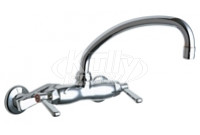 Chicago 445-L9E35ABCP Hot and Cold Water Sink Faucet