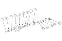 Bradley Compression Shower Valve Parts Breakdown