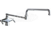Chicago 50-DJ24ABCP Hot and Cold Water Mixing Sink Faucet
