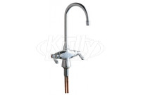 Chicago 50-E35ABCP Hot and Cold Water Mixing Sink Faucet