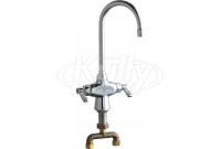 Chicago 50-TABCP Hot and Cold Water Mixing Sink Faucet