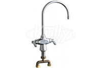 Chicago 50-TGN8AE3ABCP Hot and Cold Water Mixing Sink Faucet