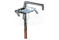 Chicago 51-XKABCP Hot and Cold Water Mixing Sink Faucet