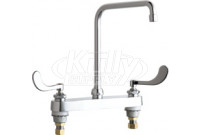 Chicago 527-HA8-317ABCP Hot and Cold Water Sink Faucet