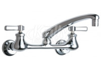 Chicago 540-LDL8E35ABCP Hot and Cold Water Sink Faucet