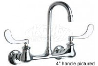 Chicago 631-E19-319ABCP Hot and Cold Water Sink Faucet