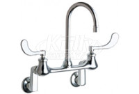 Chicago 631-RGN2AE3ABCP Hot and Cold Water Sink Faucet